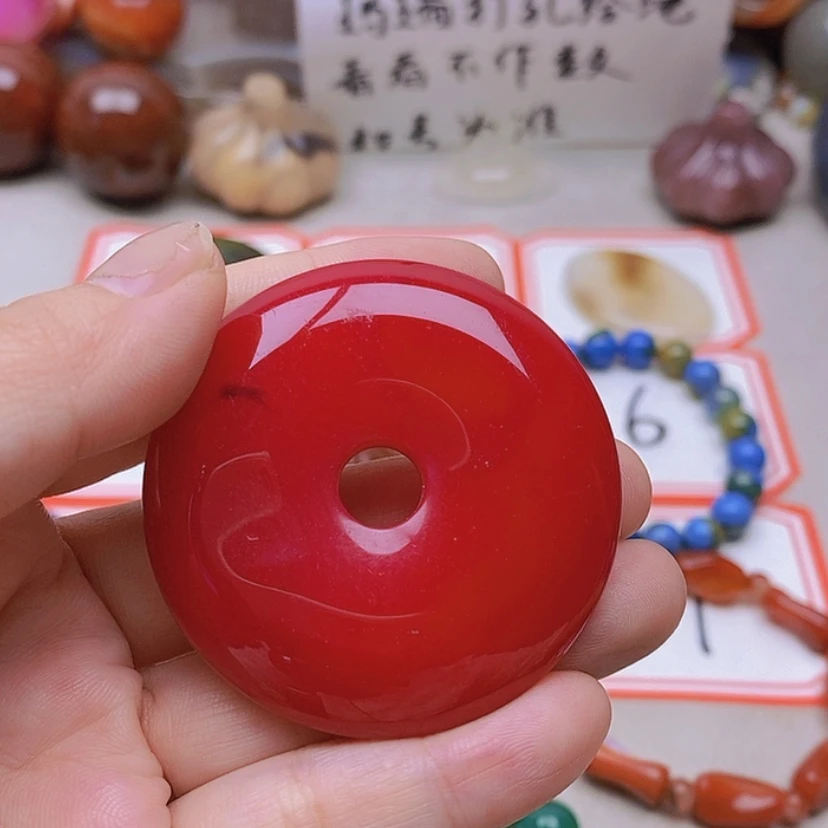 【闪购商品】未镶嵌玛瑙/玉髓珠宝半成品虹**雪