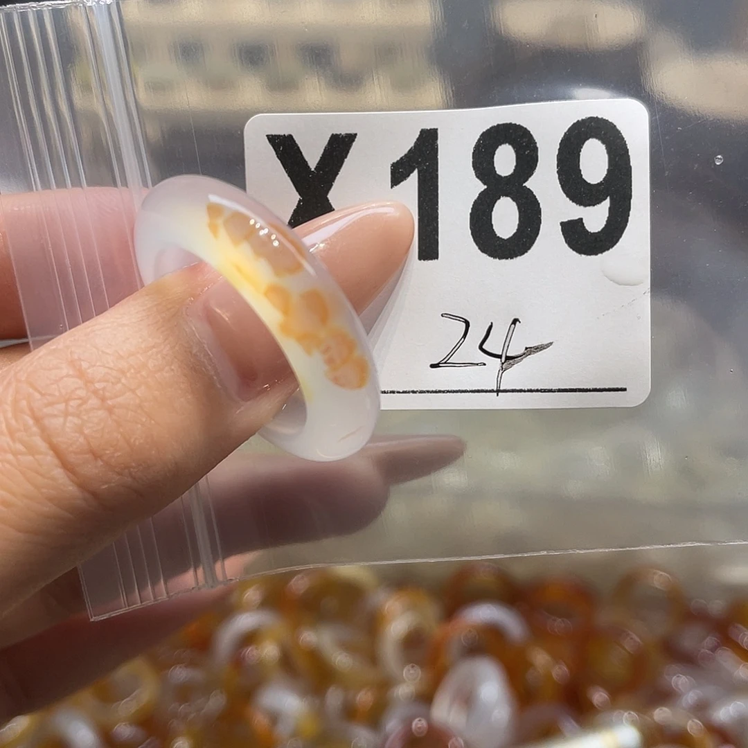 玛瑙/玉髓未镶嵌戒指189