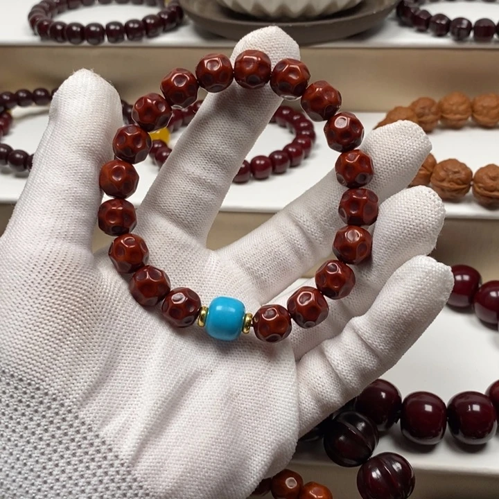 核桃手串/手链@****.猴头雕刻