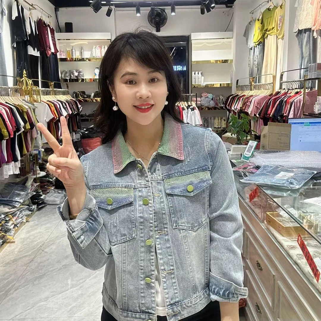 10-6627牛仔外套56长