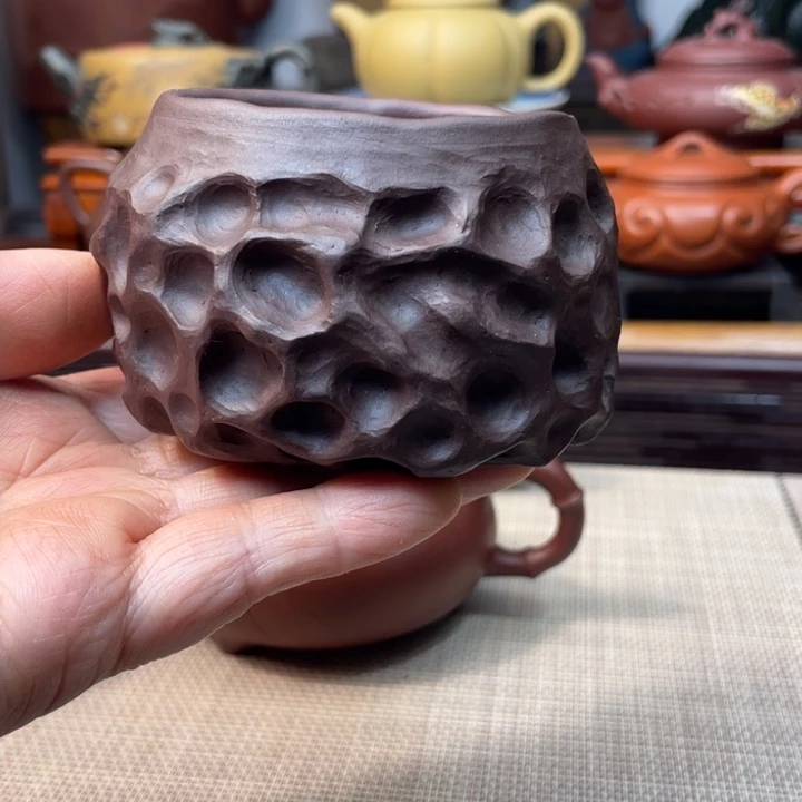 茶杯紫砂微微瑕主人杯