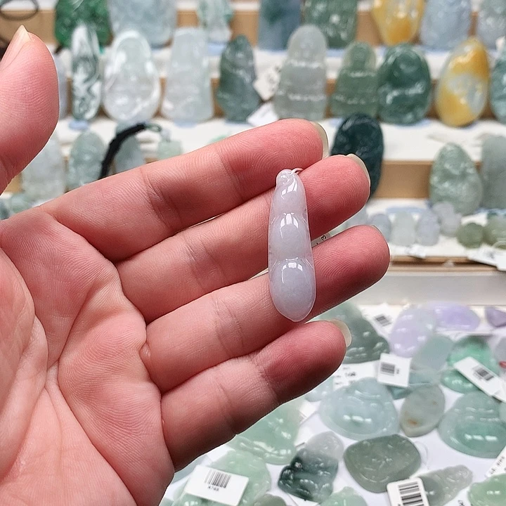 吊坠(不含链)未镶嵌翡翠86福豆