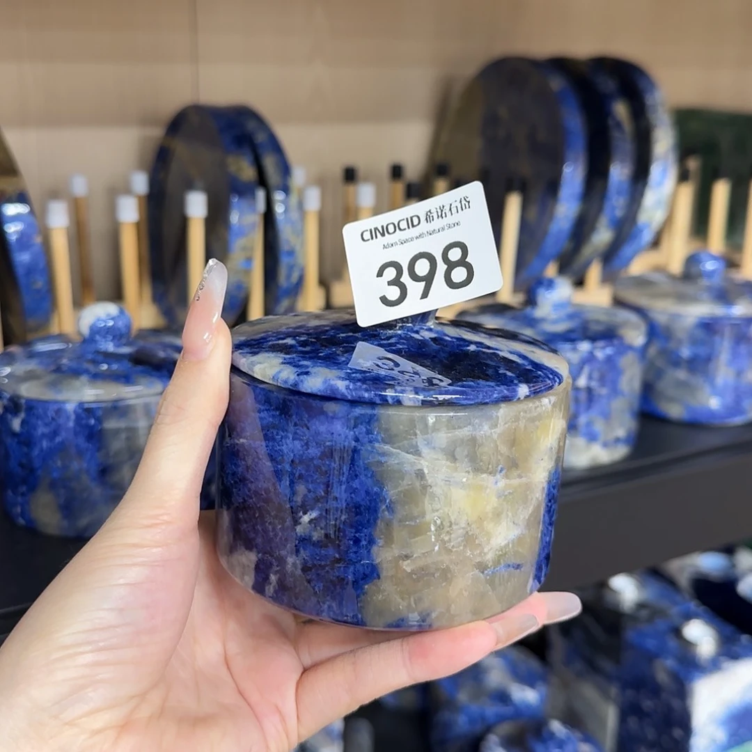 来****面景泰蓝储物罐398