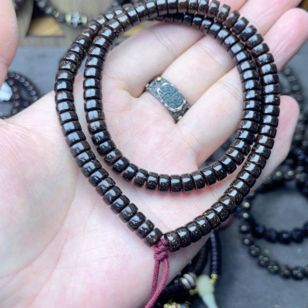 椰蒂手串C*耶蒂药片7x4长串单加50颗籽