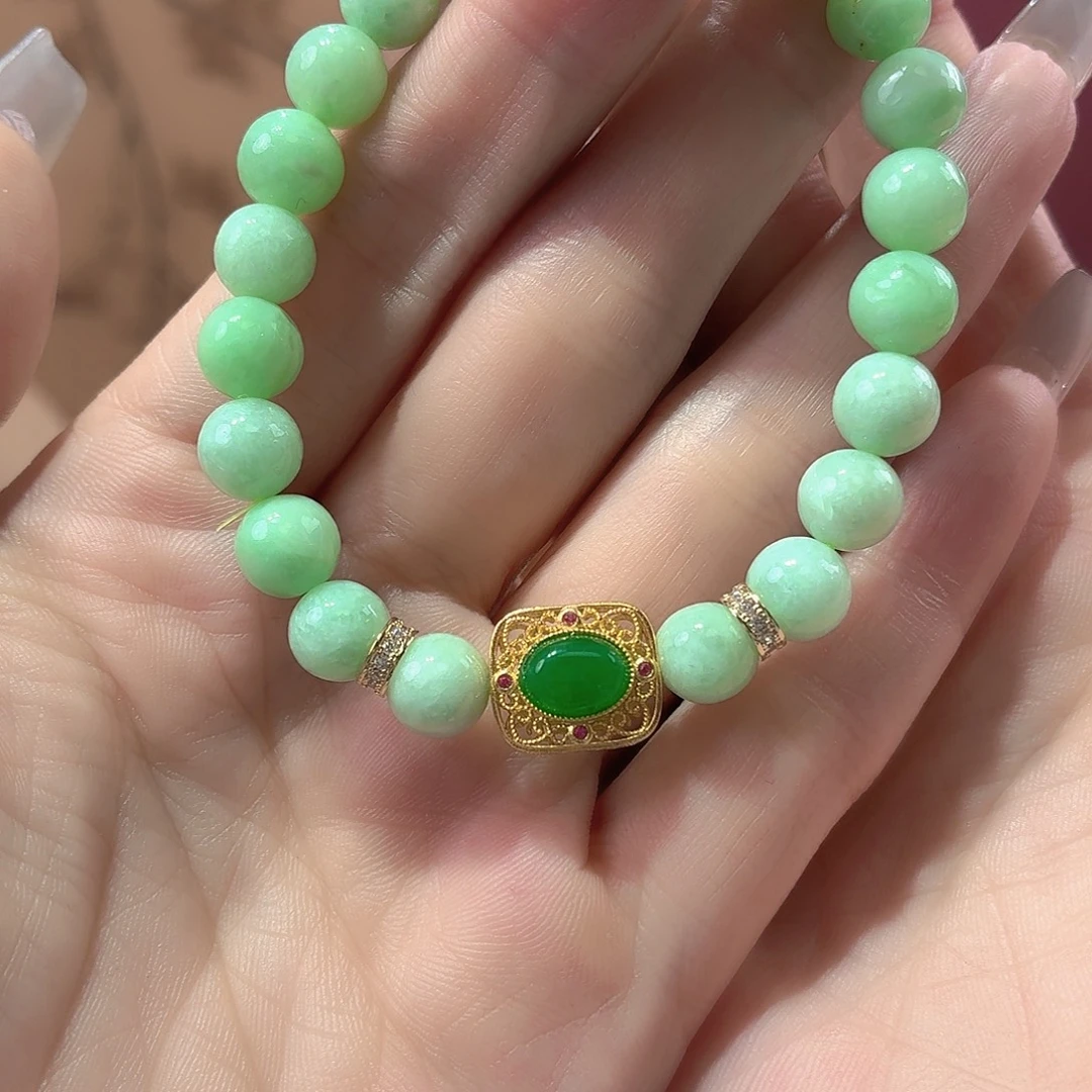 傲***娇翡翠未镶嵌手链翡翠