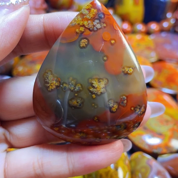 未镶嵌战国红吊坠玛瑙/玉髓