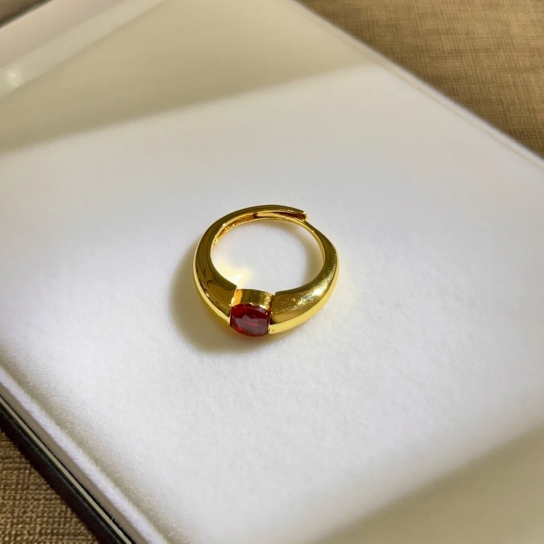 【请梧云初】精工典藏培育红宝石戒指WDA515