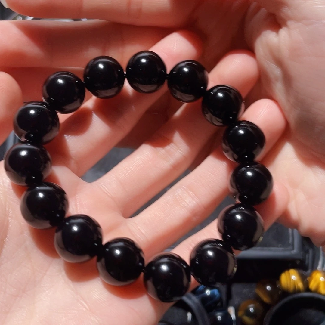 黑曜岩手链未镶嵌冬****g