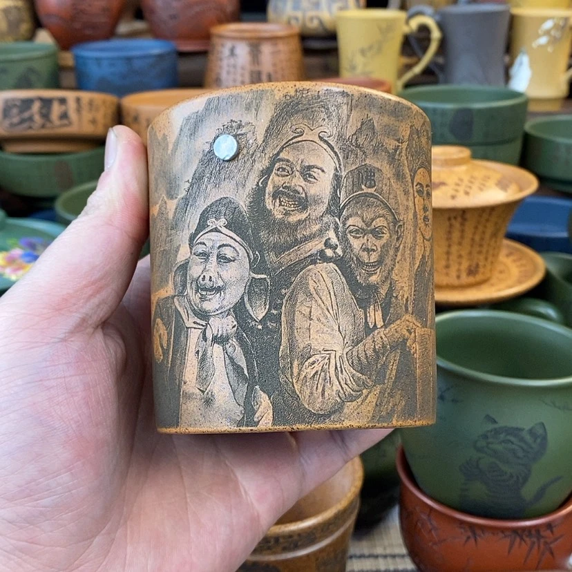 【闪购商品】紫砂杯子宜兴全手工紫砂杯