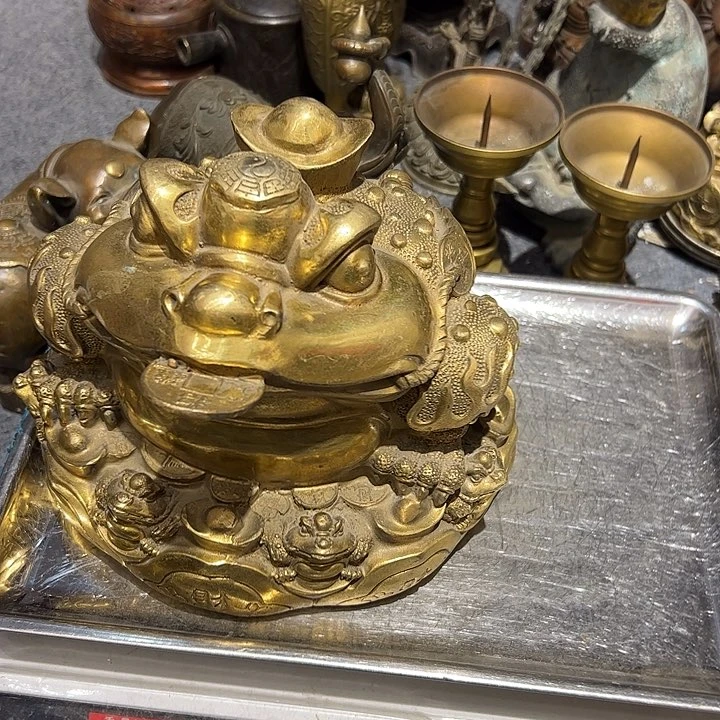 大****1微瑕疵黄铜摆件工艺品