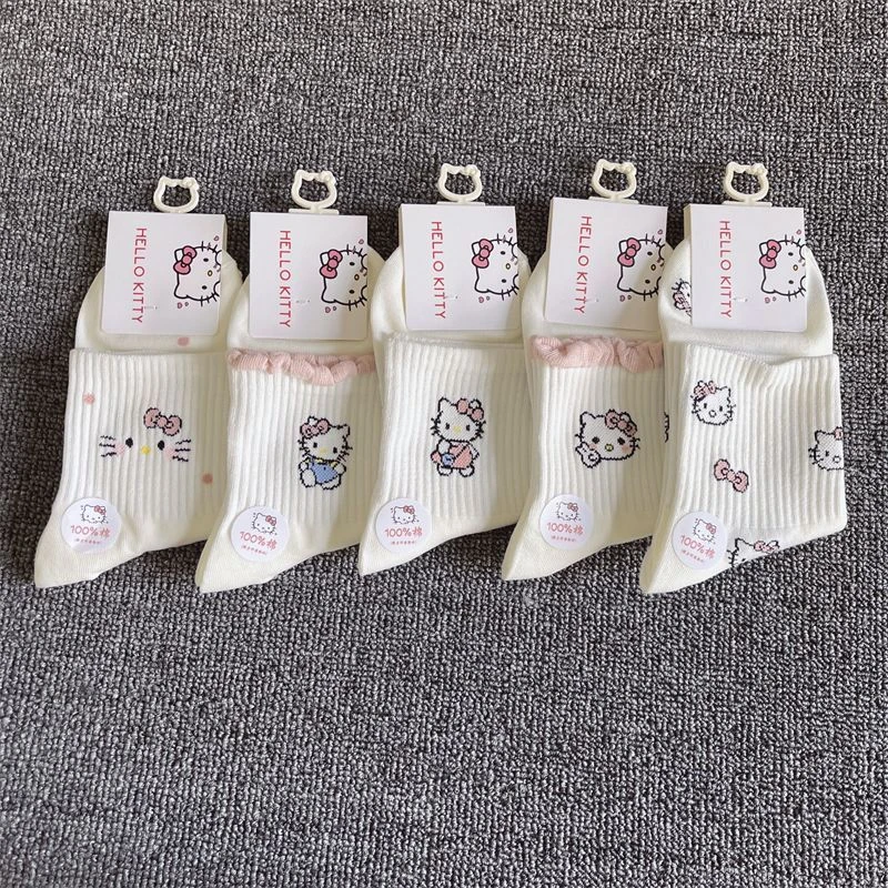 可爱袜子女中筒秋冬纯棉透气ins潮百搭日系卡通学生运动春秋长袜