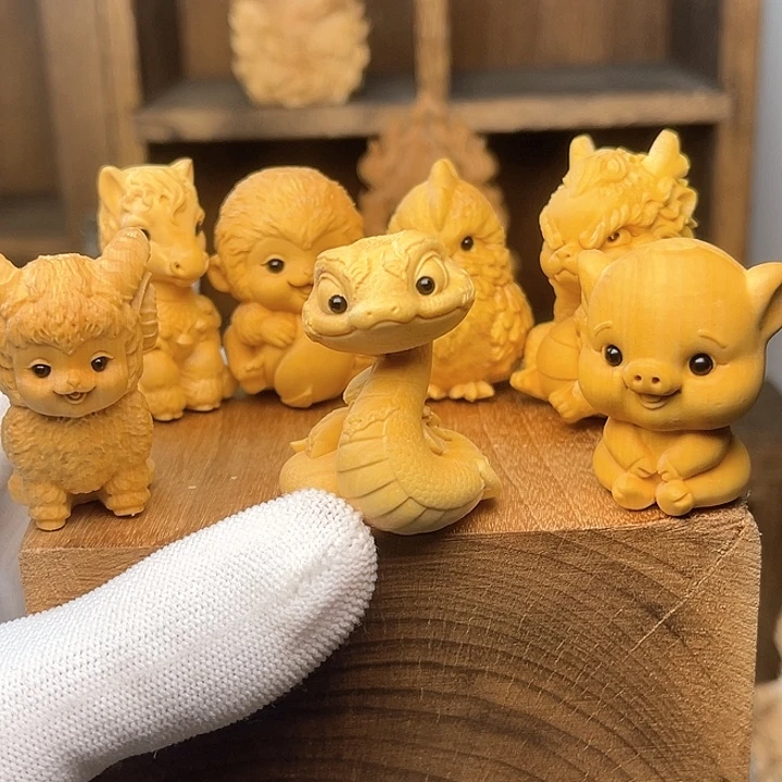 十二生肖一整套十三个摆件