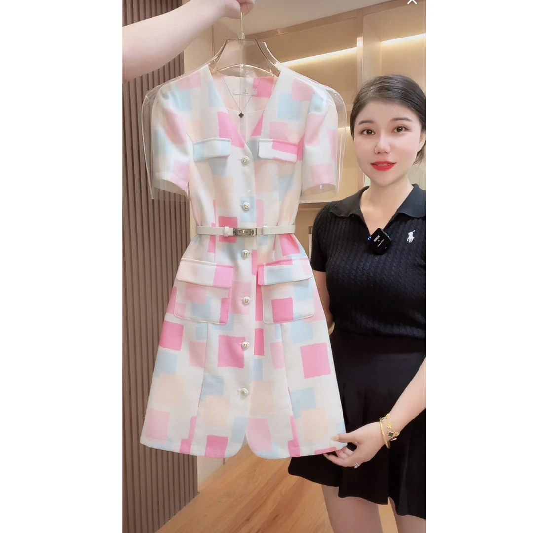 【现货 明早发】1321囯内设计师品牌女装夏新款气质西装连衣裙