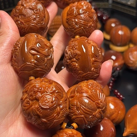 手串/手链橄榄核龙财