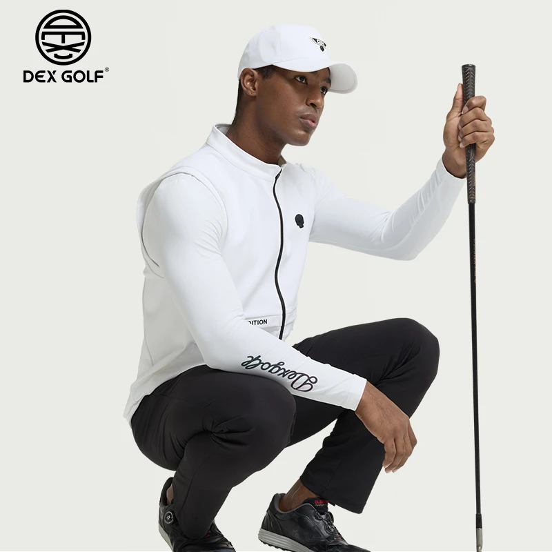 DEXGOLF高尔夫男士马甲秋冬7214户外休闲运动马甲外套防寒舒适