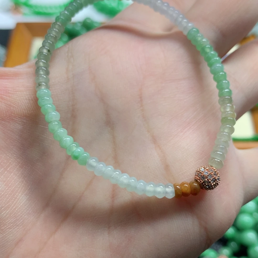 翡翠未镶嵌手链翡翠