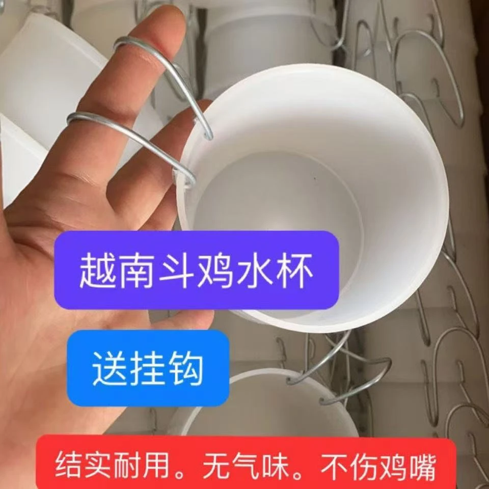 斗鸡喂食杯，水杯10个杯子