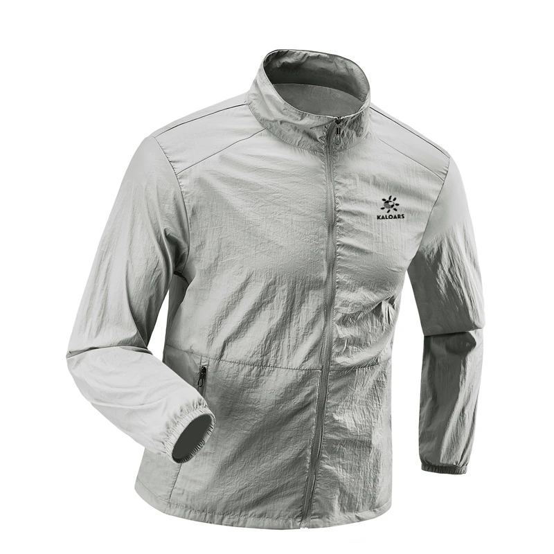 6奥特莱斯夏季冰丝防晒衣男轻薄透气防晒服桑大码特外套防紫外线