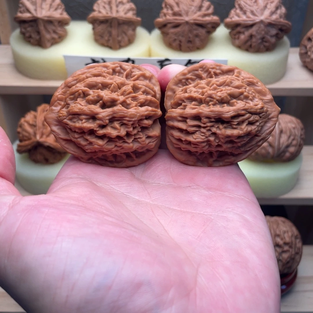 吊坠文玩核桃虎头43