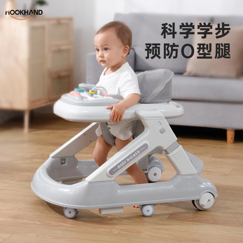 严选婴儿学步车男女宝宝多功能防侧翻男女孩可坐可推儿童手推车