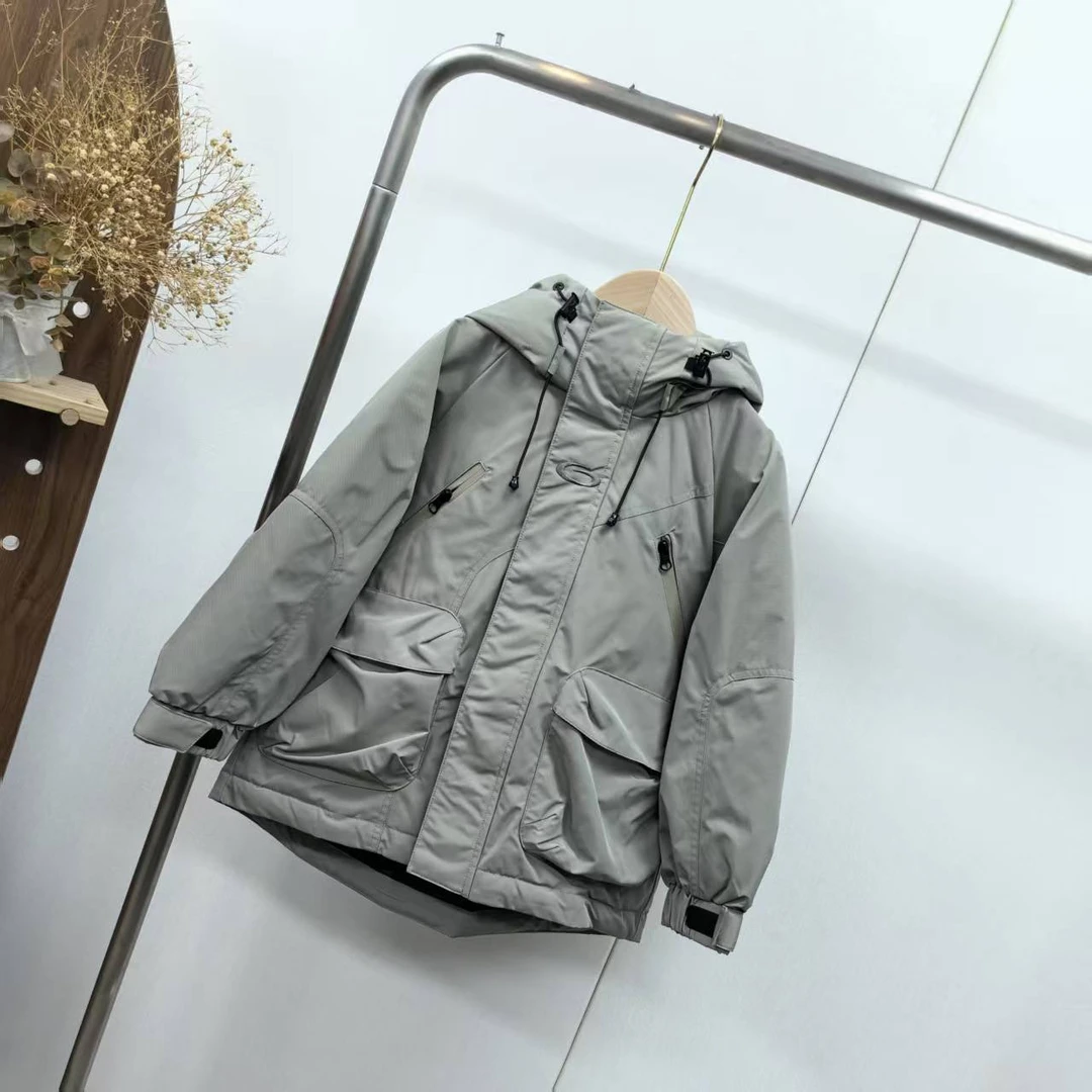 【9536】浅灰色鹅绒服B1-9