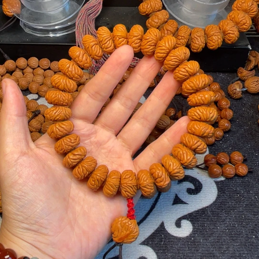 桃核手串龙纹桃核