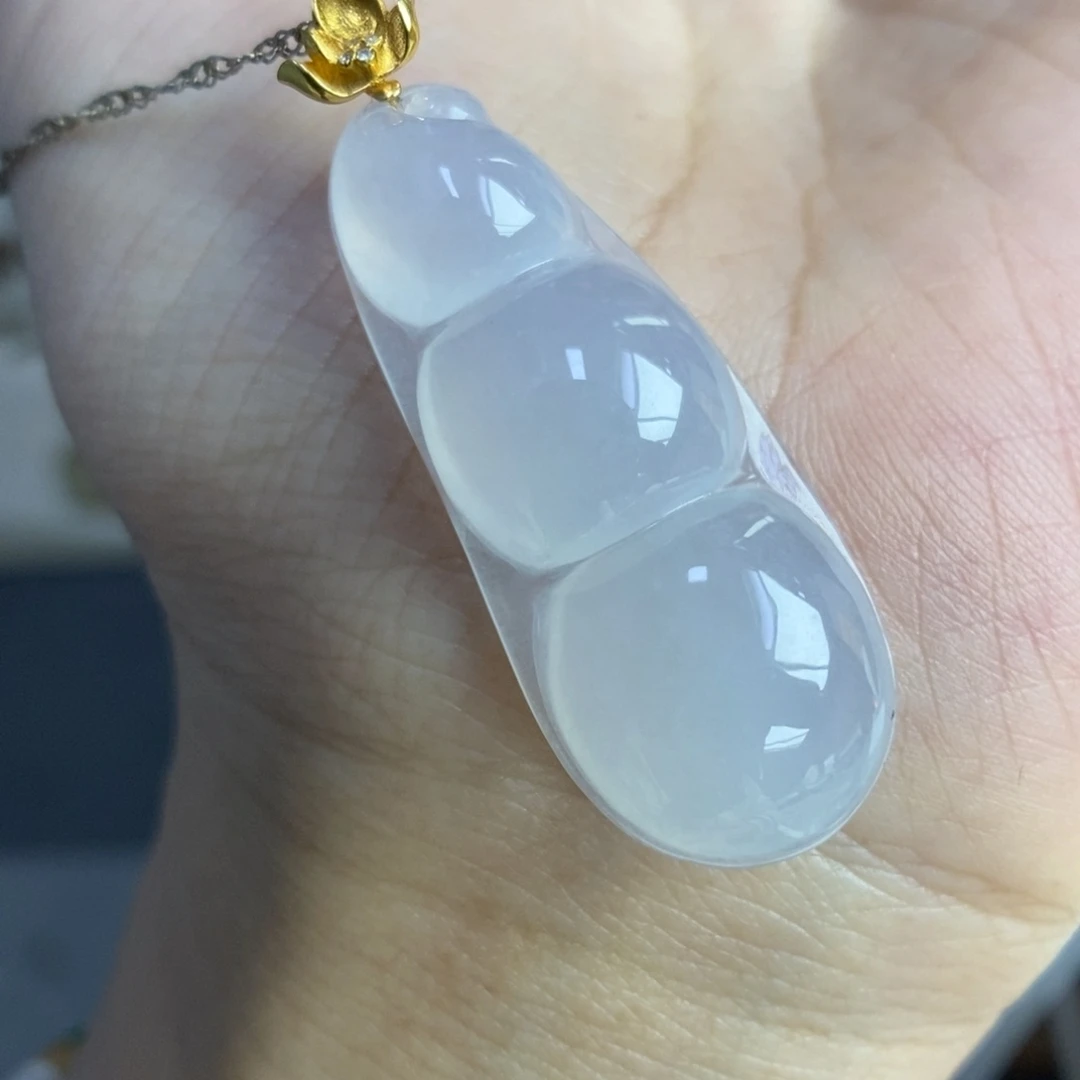 【闪购商品】颈饰18K金镶嵌翡翠19