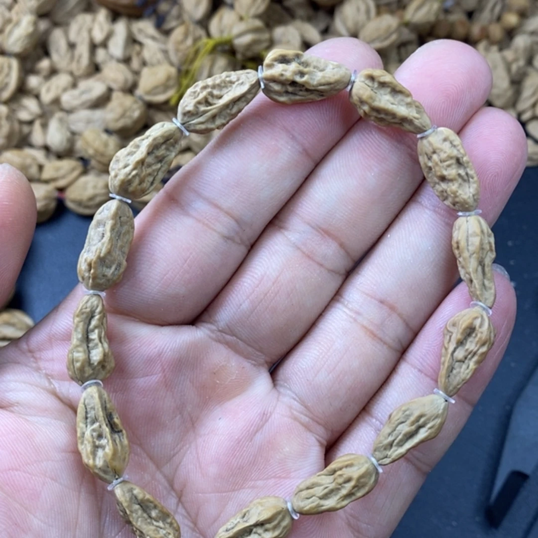 核桃文玩木质核桃手串