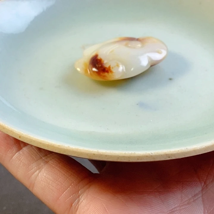 董***会茶室瓷盘上摆件挂件