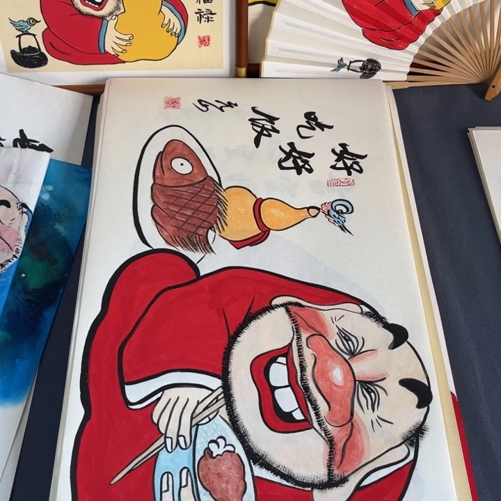 国画禅意画纯手绘作品