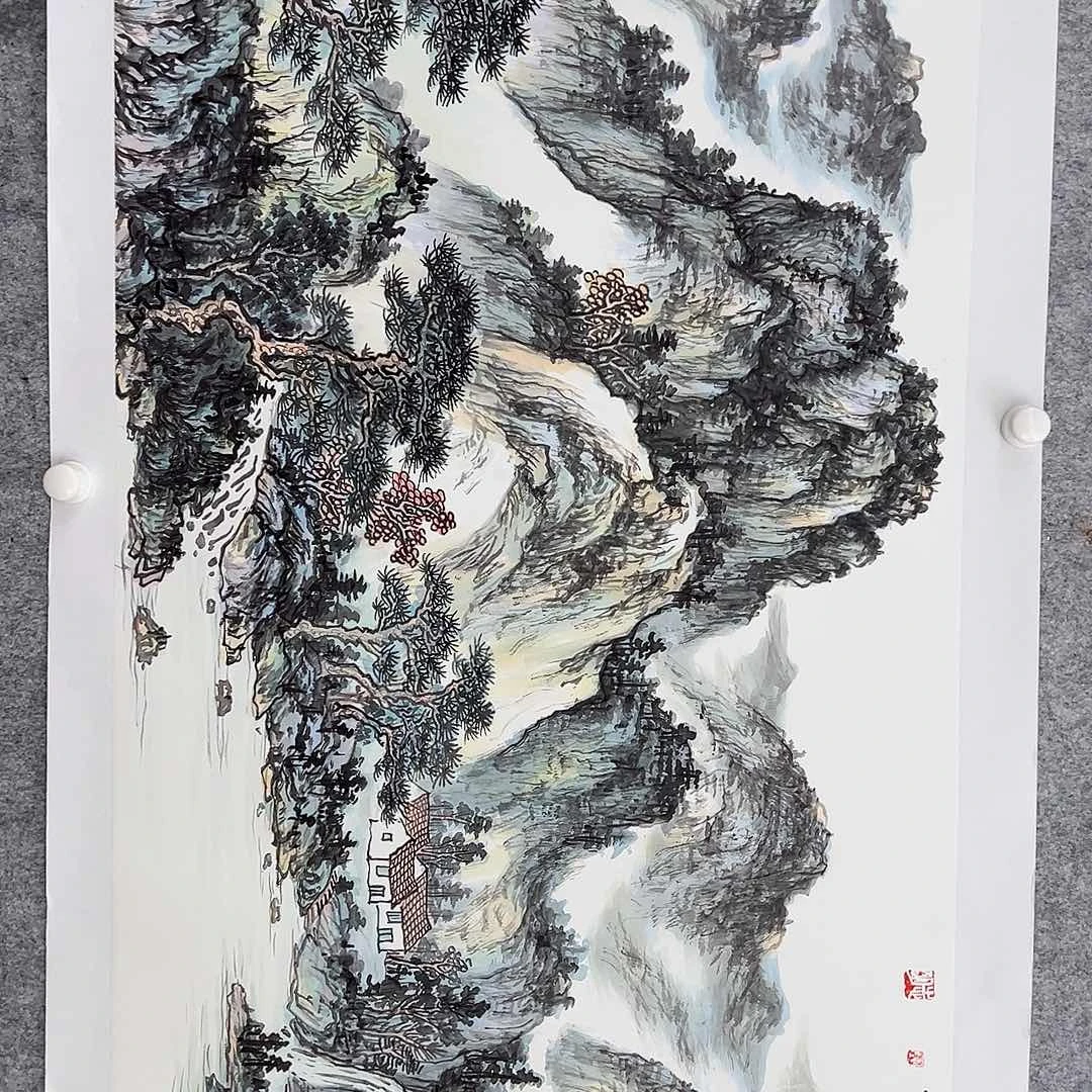书法陈志明国画作品70、180
