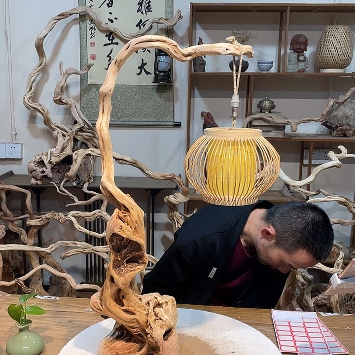 木杜鹃根夫婿天然根艺