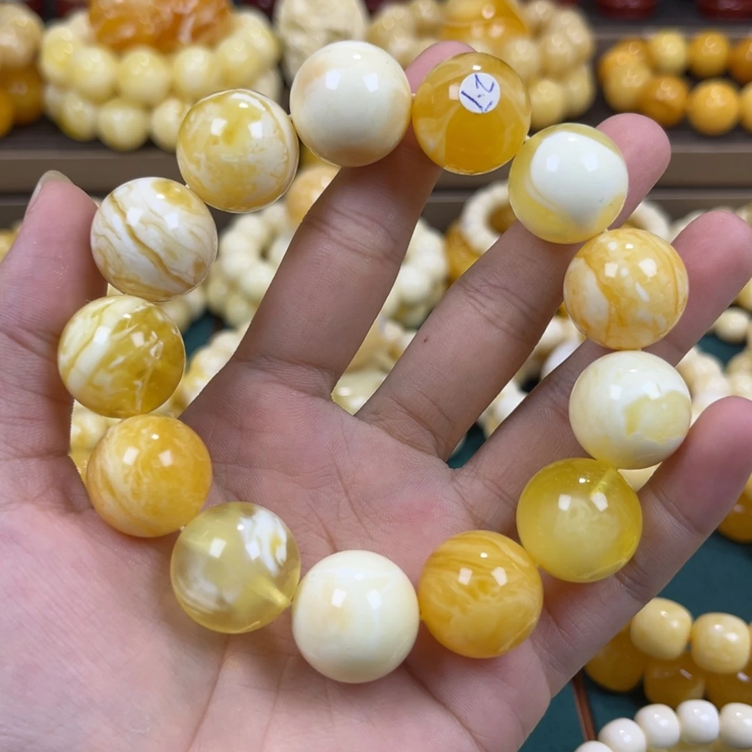 手链琥珀未镶嵌多宝18.8mm