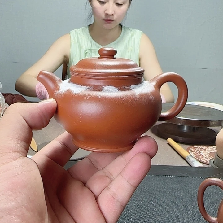 茶壶紫砂新***舒紫砂壶掇只