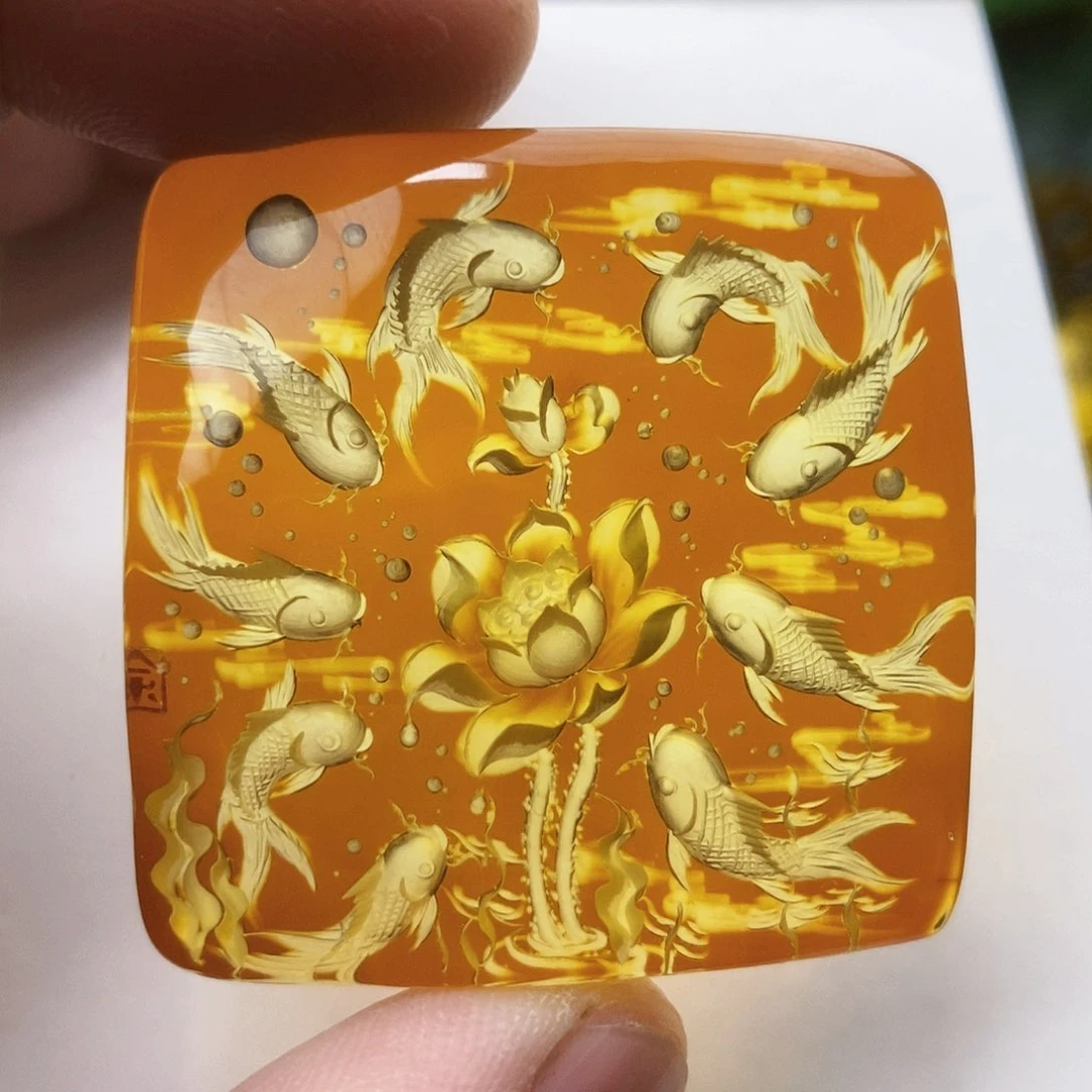 【闪购商品】金珀吊坠(不含链)未镶嵌