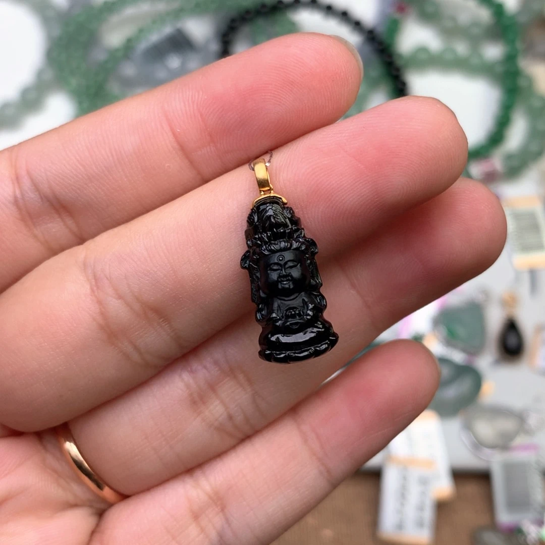 【闪购商品】18K金镶嵌挂件翡翠一