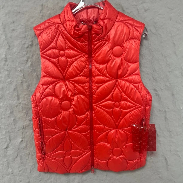 未使用 LouisVuitton/路易威登 花卉满印logo马甲48码 md1166