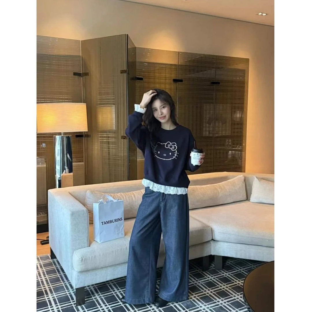 【YFONI】钉珠凯特春款卫衣