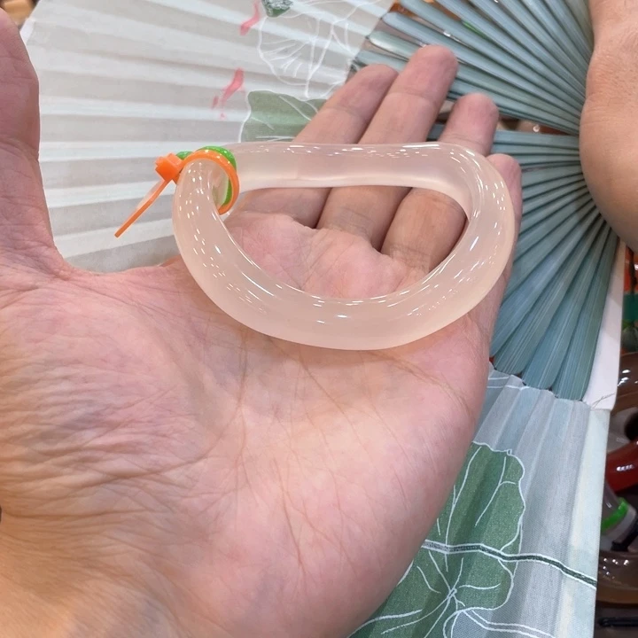 玛瑙/玉髓手镯未镶嵌白*由