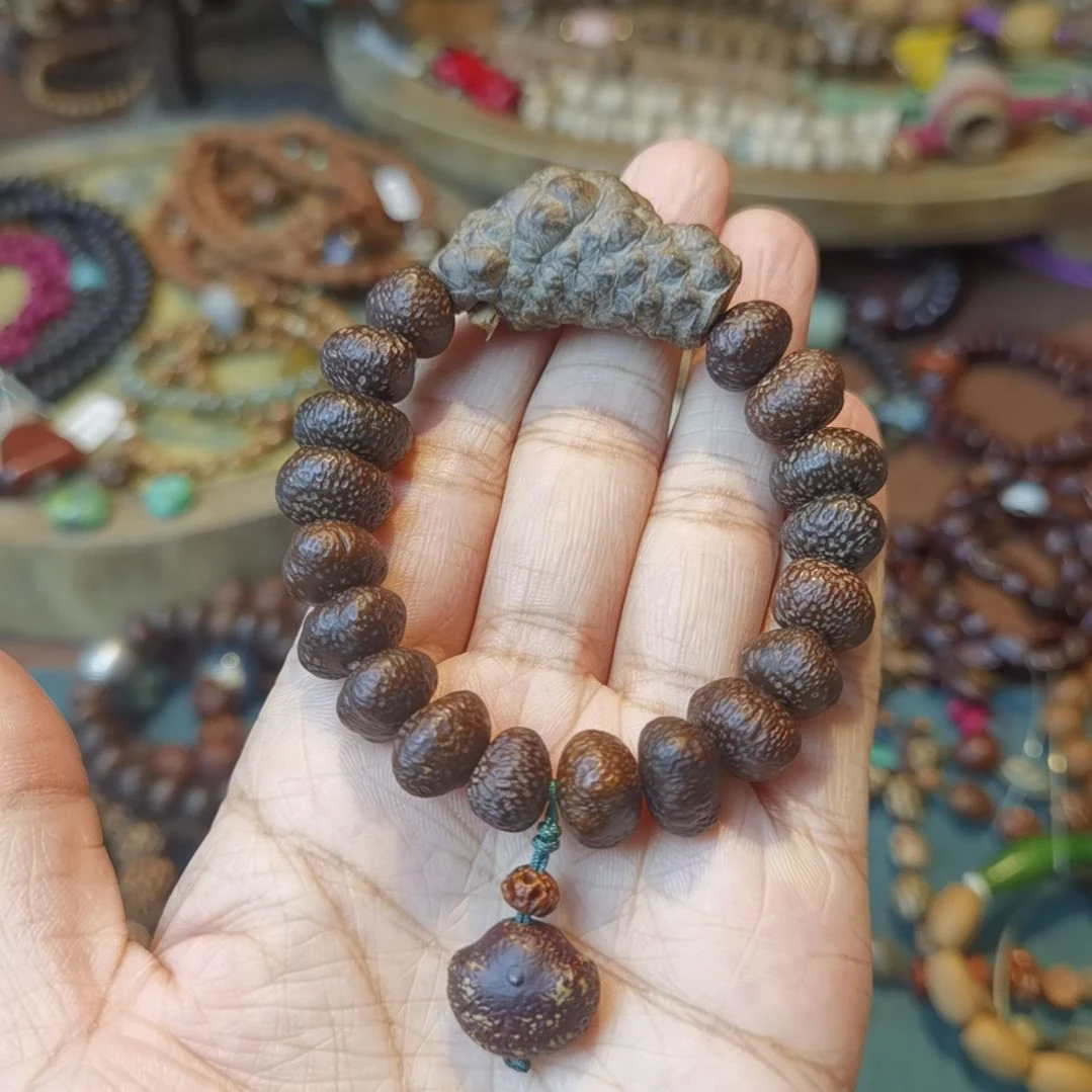 丹***儿吊坠紫金鼠星月菩提手串17手围