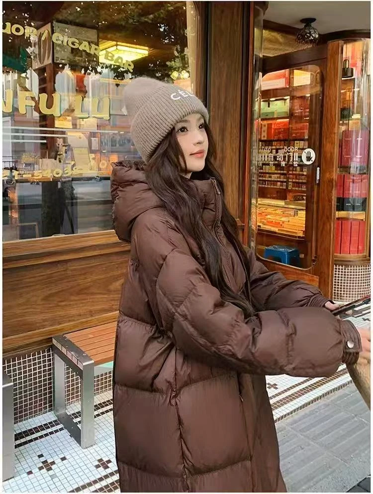 2025加厚羽绒服中长款女装