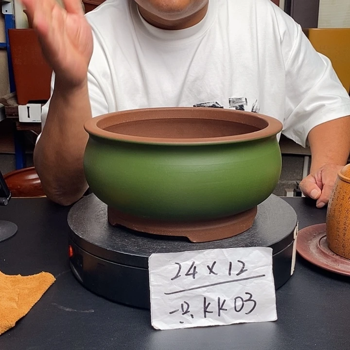 紫砂花盆货号一只KK003