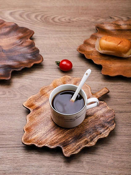 南美胡桃木 （枫叶盘）22*18*2 （HP-25)