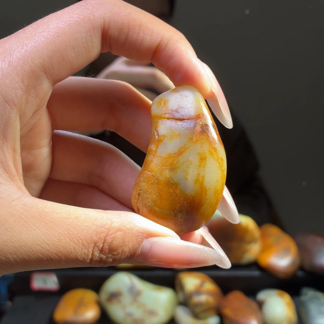 和田玉未镶嵌挂件51.2