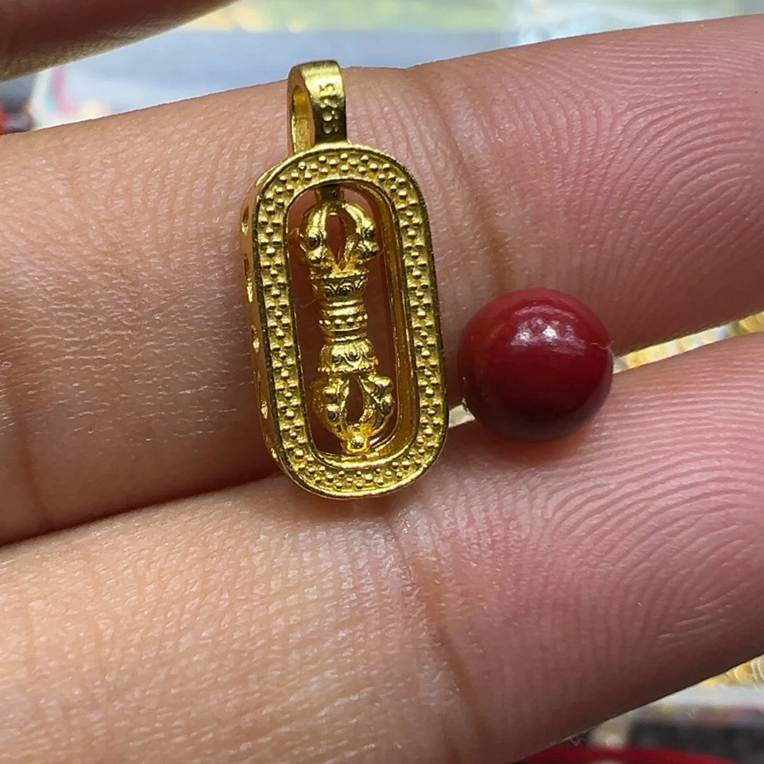 南红玛瑙银S925镀金镶嵌颈饰