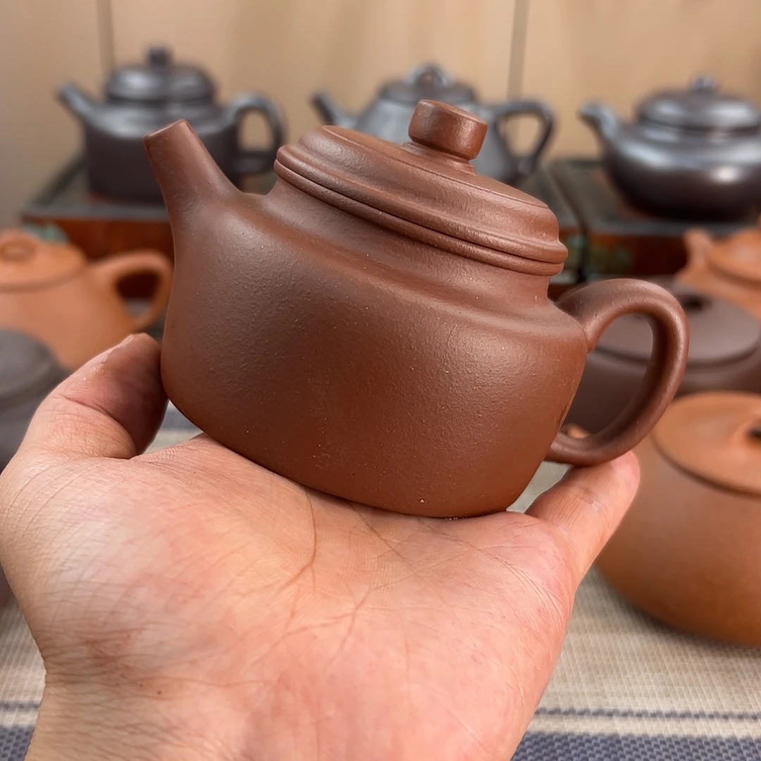 茶壶紫砂峰**转红皮龙德中