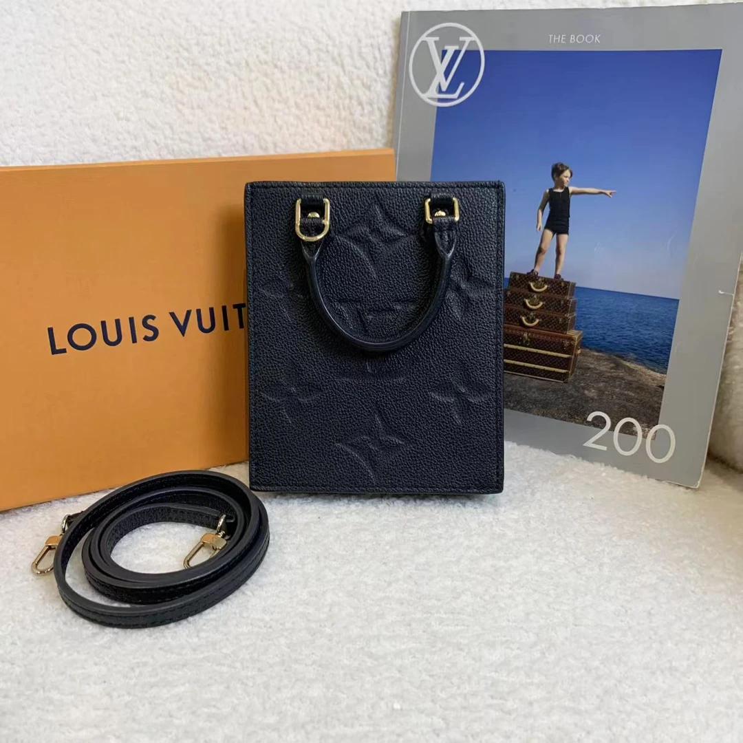99新 LouisVuitton/路易威登 壹臻/黑金压花琴谱mini/11753427