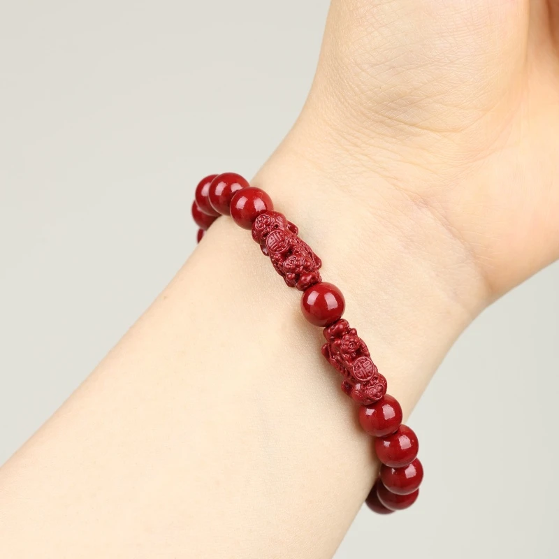 天然辰砂XD909精美手串[无礼盒]