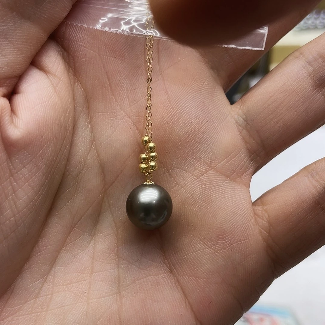 海水珍珠18K金镶嵌颈饰