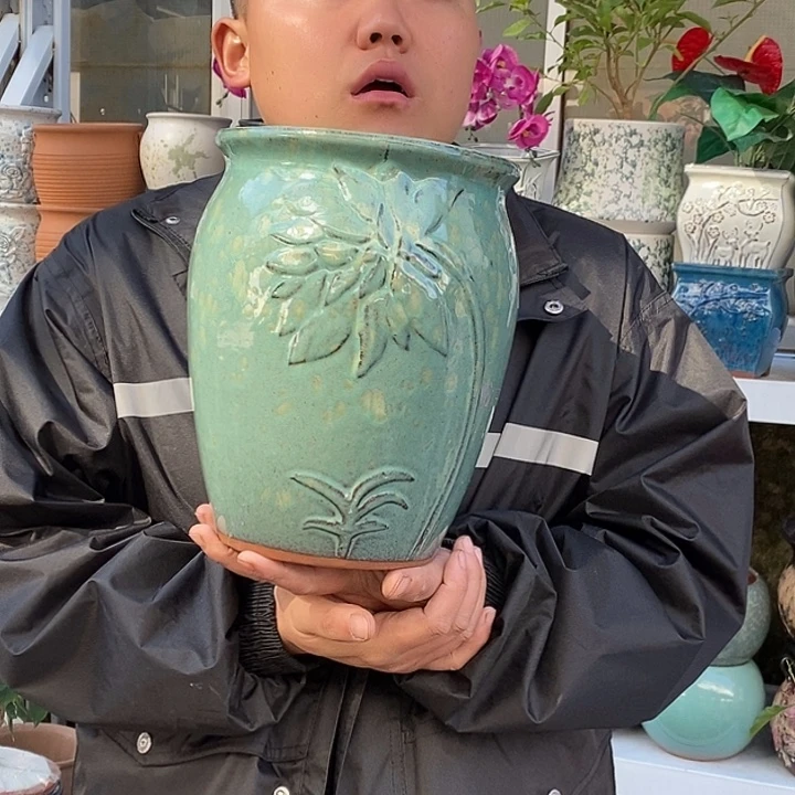 紫砂花盆口20高25福利